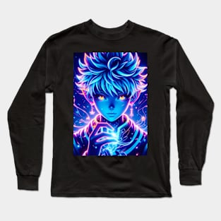 Killua zoldyck neon Long Sleeve T-Shirt